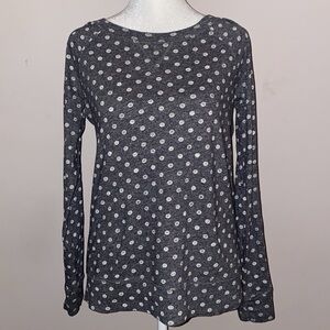 Gap Long Sleeve Polka Dot Tee